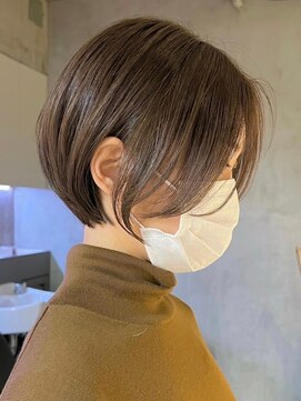 エリマ 茅ヶ崎(elima) ショートカットショートボブダブルカラーケアブリーチハイライト