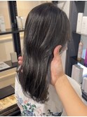オリーブ　オリーブグレー　ブリーチなし　透明感　原宿　表参道