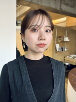 グラス(glass)&nbsp;切りっぱなしボブ