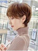 30代40代50代耳かけショート前髪なしハンサムショートカット