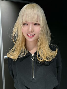 ノラ シンディ(NORA CYNDY) 抜きっぱなし/ホワイトブロンド/ケアブリーチ/ハイトーン