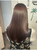 |mizuho|ナチュラルブラウンショコラブラウン髪質改善うる艶髪