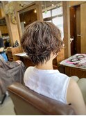 【山本智文】ニュアンスパーマウェットヘアショート