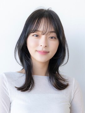 ハバナ 渋谷(HAVANA) くびれレイヤーレイヤーボブ韓国ヘアブルーブラック艶髪小顔