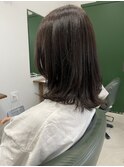 ミディアムレイヤー×アッシュベージュ