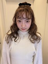 ペレ 梅田(PELE)&nbsp;前髪/アンブレラカラー/こなれミディ/イメチェン/ウェーブパーマ