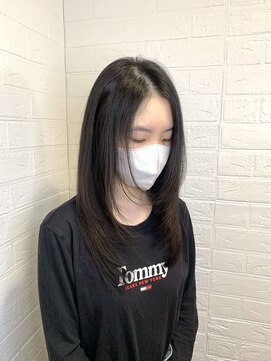 ヘアースペースブルーム プリュス 石橋店(HAIR SPACE BLOOM plus) 透明感カラー/レイヤーカット/韓国ヘア