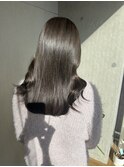 艶ロング×オリーブカラー