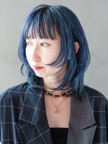 似合わせカット姫カットレイヤーウェーブミディアム_ba523972