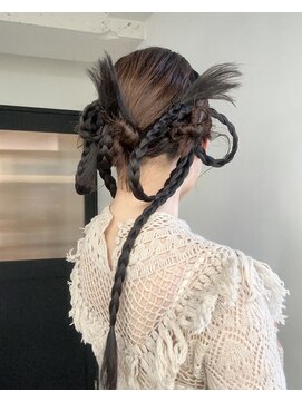 ローレン(LOREN) 黒髪/ボブルフ/ネビージュ/小顔/ワンレン/栄/髪質改善/前髪