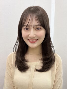 ガーデン 渋谷(GARDEN) ミディアムレイヤー/レイヤーカット/顔まわりカット/ワンカール