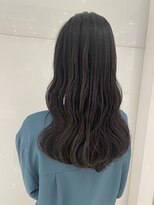 透明感アップうる艶オリーブグレージュヘア♪