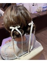 ヘアーレクスアリイ(Hair Lex Alii)&nbsp;ツインお団子ヘア/お呼ばれヘア/ヘアセット