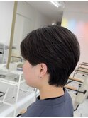収まるセンターパート/ナチュラルセンターパート