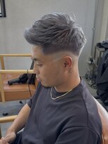 フォワバイベル 都賀店(Foi by Belle)&nbsp;2ブリーチで魅せるシルバー×スキンフェード☆