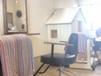 カルムヘアー(Calm hair)の写真/住宅街にある隠れ家サロン＊周りを気にせずくつろげる！居心地の良い店内はきっとお気に入りの空間に♪