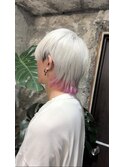 MEN’S HAIR/ブルーブラック/フェザーパーマ/渋谷 