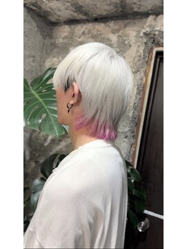 ペレ 渋谷(PELE) MEN’S HAIR/ブルーブラック/フェザーパーマ/渋谷