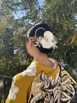 アゲハヘアー(ageha hair) 成人式セット　ヘアアレンジ　着物アレンジ