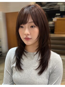 ノラ ヘアーサロン(NORA HAIR SALON) 【akane】レイヤーカットハッシュカット韓国ヘア顔周りカット