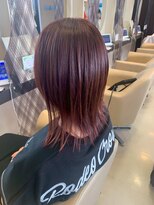 ヘアショップエヌアンドエー 久喜 栗橋店(hairshop N&A)&nbsp;今どきのウェットな束感と、軽やかな外ハネが魅力◎ウルフボブ