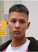 MEN'S/クロップ×スキンフェード/黒髪/短髪