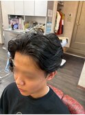 フェザーパーマスタイル/高校生/10代/ツーブロック/イメチェン