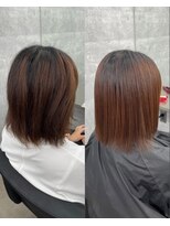 シンシア 新宿(CYNTHIA)&nbsp;CYNTHIA/SORA】髪質改善/髪質改善縮毛矯正/ブリーチ縮毛矯正