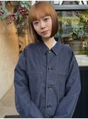 ボブ×イエローベージュ