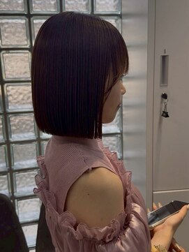 ザシェノンウメダ(THA CHAINON UMEDA) 心斎橋/着物ヘア/大人ガーリー/ダークアッシュ/似合わせカット