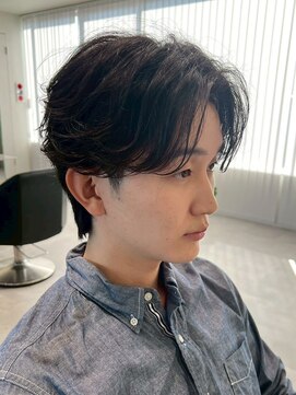 ビビバイベル(BiVi by BHEL) 三重桑名ニュアンスパーマフェザーパーマ緩めセンターパートヘア