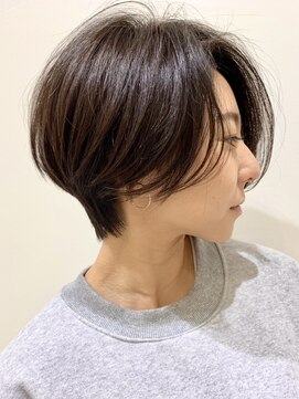 ピークアブー 原宿ハラカド(PEEK-A-BOO) 絶壁解消ハンサムショート/大人ヘア/黒髪くせ毛多毛/前髪なし