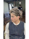 ハイトーンスパイキーショート【三ノ宮メンズパーマ】