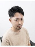 アップバングパーマ