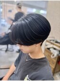 毛流れセンターパート