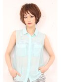耳掛け小顔ショート