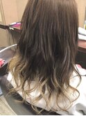 毛先グラデーションカラー