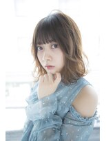 サロンドミルク 原宿(salon de MiLK) 【salon de MiLK 原宿】ふわふわウェーブ×オーシャンベージュ