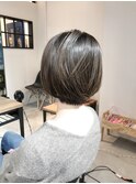 ノンブローでおさまる大人 ボブ 『Tree hairsalon 』本厚木