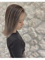 モアナ バイ ヘッドライト 沖縄東崎店(Moana by HEADLIGHT)&nbsp;Moana東崎#バレイヤージュ#デザインカラー#ミルクティー