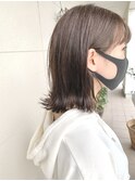 外ハネグレージュ