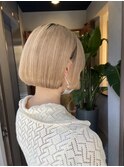 ホワイトミルクティー☆ハイトーンカラー