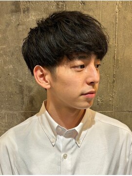 アルフレッド 瑞穂店(alfRed) メンズカット ツーブロックマッシュ 束感ショート