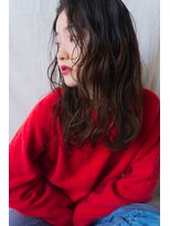 シュシュ 宜野湾店(chou chou)&nbsp;ハッシュカット髪質改善フルバングカルマパーマ学割ボブ前髪