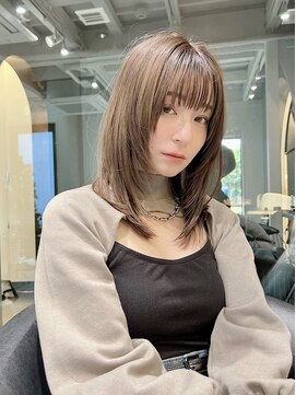 ロンド パルティール 大宮(Lond partir) 暗めカラー/レイヤーカット/デザインカラー/ショートボブ/大宮