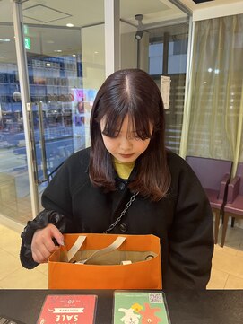 ソワンドゥ ブレス カルム 西中島店(soin de brace calme) チェリーブラウン×美髪/レディース/小顔/