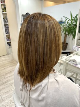 アルターシェリー(aL-ter che'rie) ブリーチ毛ストレート/美髪/エアリーロング/ピンクブラウン新籾