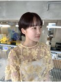 耳掛けマッシュショート