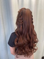 マーズ(Hair&Make Mars+)&nbsp;編みたらしアレンジ