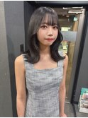 #グレーカラー#ダークグレー#暗髪#くびれヘア